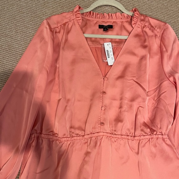 J. Crew Peach Button-Down Blouse - Picture 3 of 13